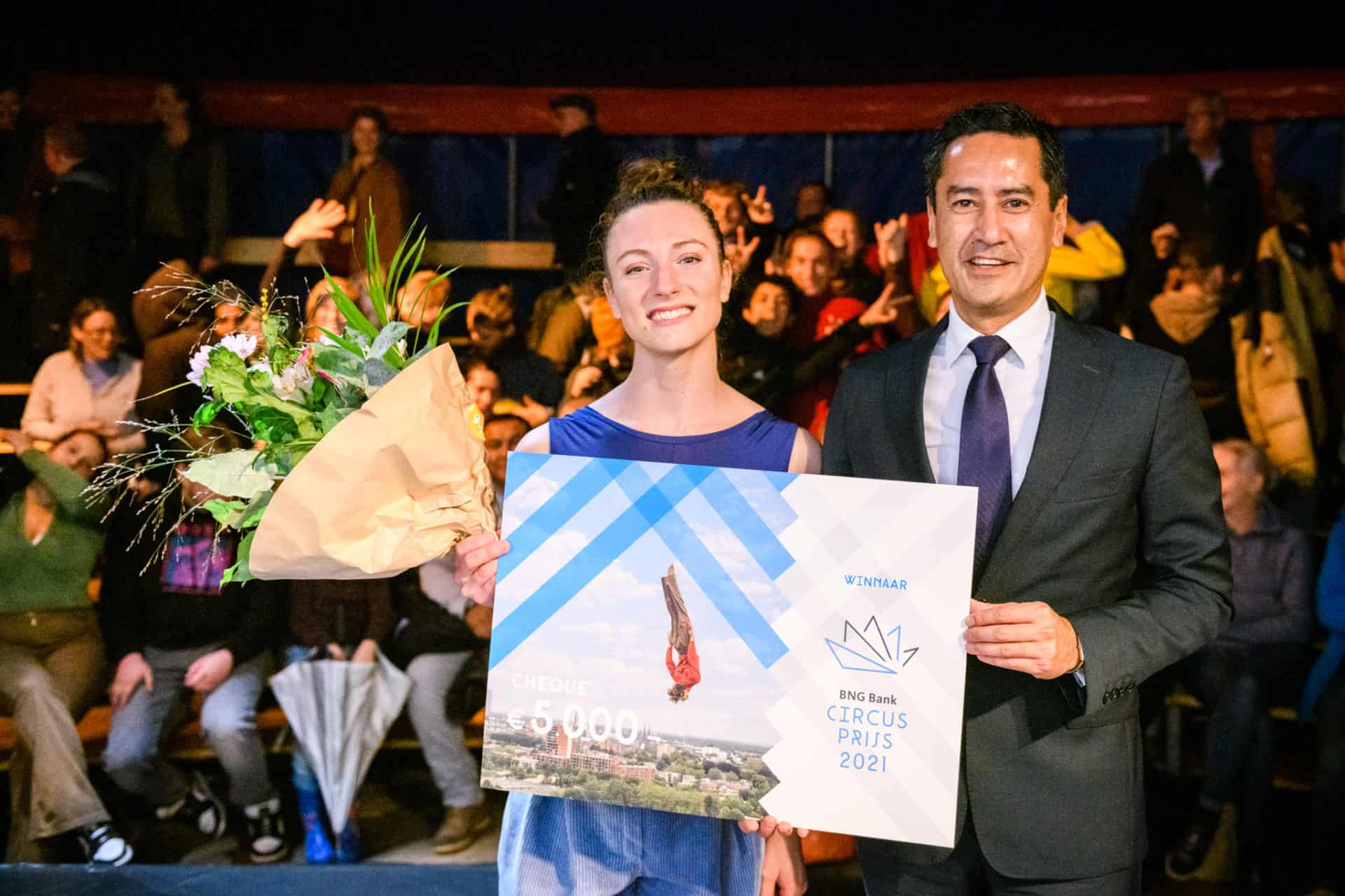 Melody Nolan winnaar BNG Bank Circusprijs 2021.  Foto: Jostijn Ligtvoet Fotografie