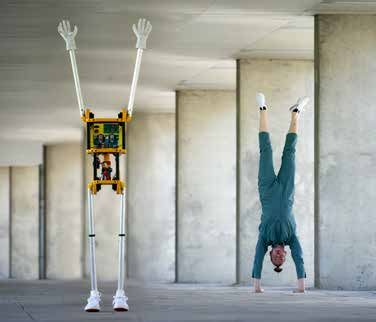 Jongleren met kegels tijdens de Circus Games